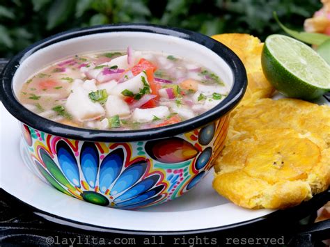 Ecuadorian fish ceviche {Ceviche de pescado ecuatoriano} - Laylita's Recipes