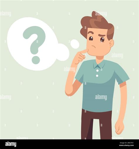 Thinking man in cartoon hi-res stock photography and images - Alamy