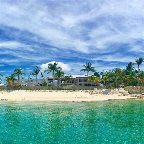 Our Lyford Cay project, looking extra cool from the water. #capstonebahamas #oceanfront # ...