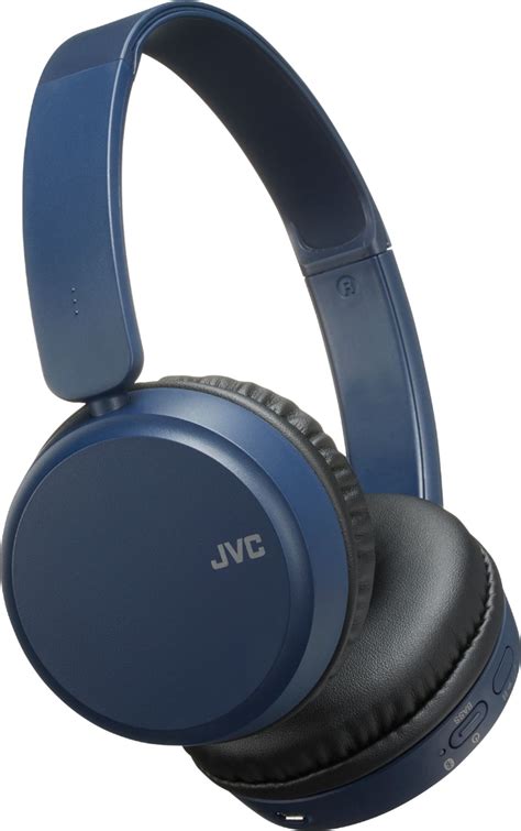 Best Buy: JVC HA S35BT Wireless On-Ear Headphones Blue HAS35TBA