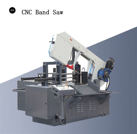 CNC Band Saw with Hydraulic Control System