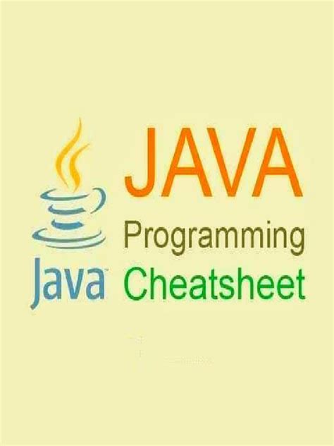 Java Cheat Sheet | PDF