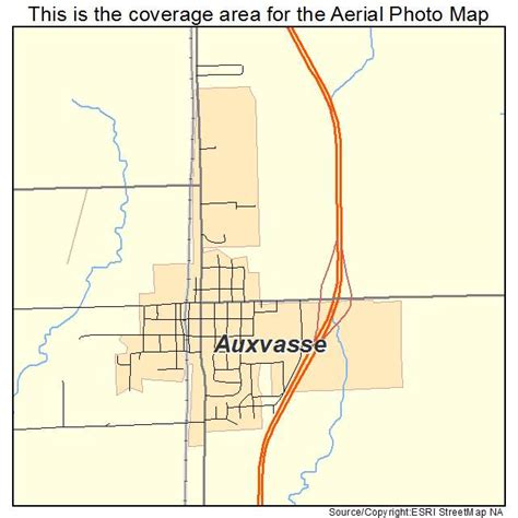 Aerial Photography Map of Auxvasse, MO Missouri