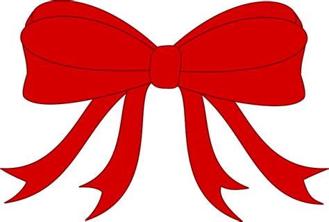 Red Ribbon Bow clipart. Free download transparent .PNG | Creazilla