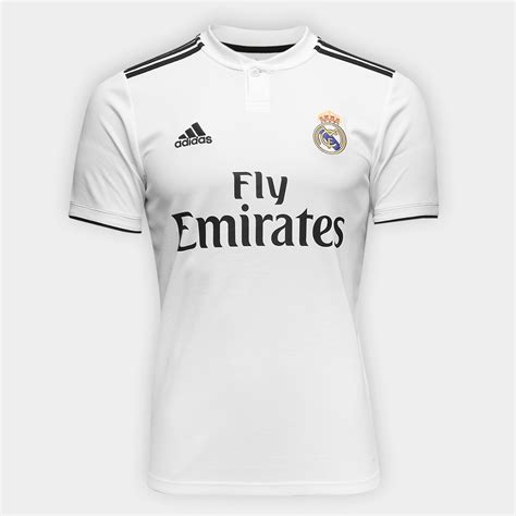 Camisa Real Madrid adidas Home Original Oficial 2018 2019 - R$ 139,99 ...