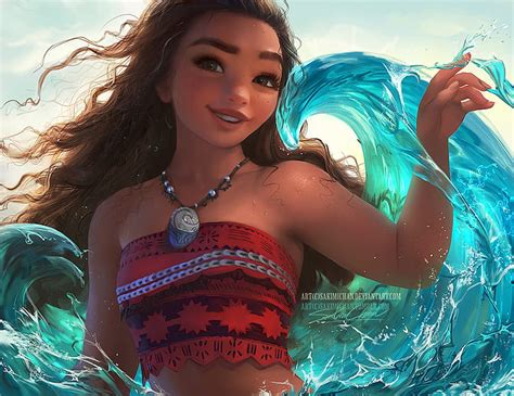 HD wallpaper: moana, vaiana waialiki, heihei, pua, animation, boat, ocean | Wallpaper Flare