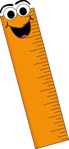 Orange Cartoon Ruler Clip Art - Orange Cartoon Ruler Vector Image ...