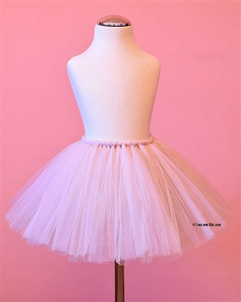 How to make a fluffy no-sew tutu skirt for a child - I Can Sew This