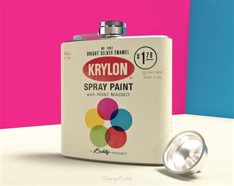 Vintage Krylon Spray Paint Can Whiskey Hip Flask 6oz | Etsy in 2020 | Krylon spray paint, Spray ...