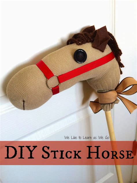 Stick Horse Tutorial » Alexis Tanner Lane | Stick horses, Hobby horse ...