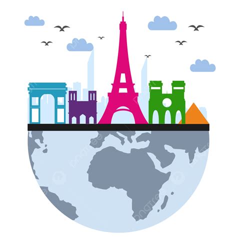 Paris City Skyline Silhouette PNG Free, Global Paris Skyline Cartoon, Paris, Skyline, Silhouette ...