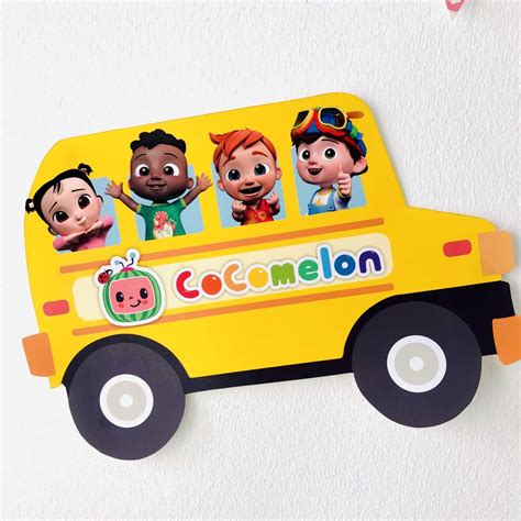 Cocomelon Bus Printable