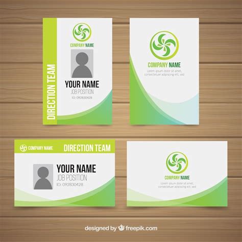 Free Vector | Id card template