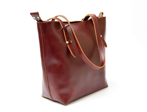 Deep Brown Women’s Leather Tote Bag – Garden Life