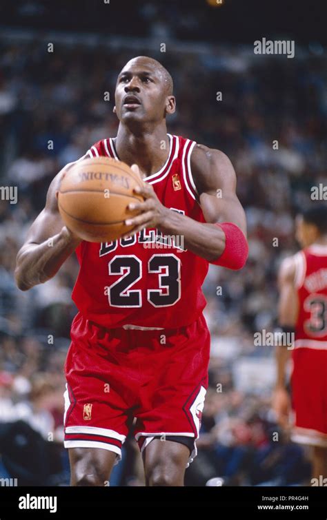 Michael Jordan of the Chicago Bulls. 1996-1997 Season Stock Photo - Alamy