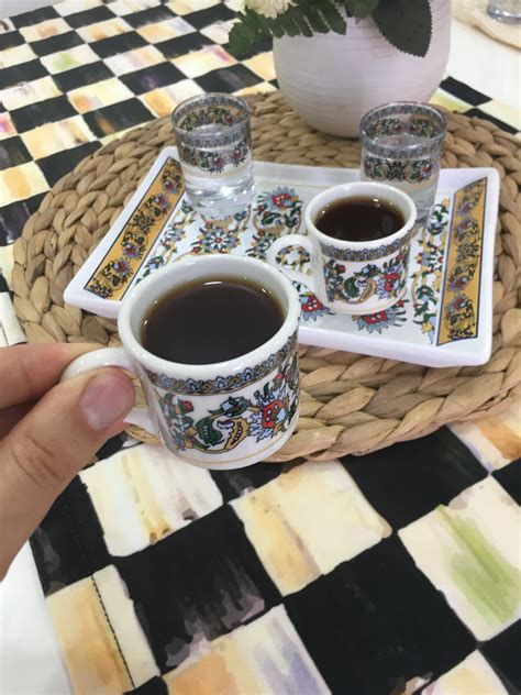 Ceramic Turkish Coffee Cups Set Coffee Cup With Water Glass - Etsy