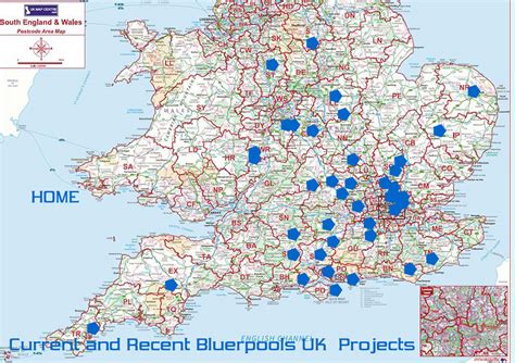 BLUEPOOLS CURRENT PROJECTS MAP