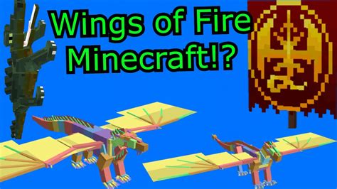 Wings of Fire in Minecraft!? - YouTube