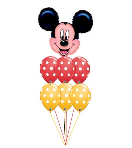 Mickey Mouse Awesome Balloon Bouquet - Send to Winnipeg, MB Today!