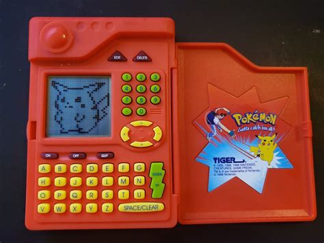 Vintage Pokemon Pokedex Red 1999 Tiger Electronics Handheld Toy Tested & Works | #4624713011