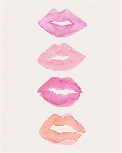 Watercolor Lips | Lips painting, Water color lips, Lip pictures