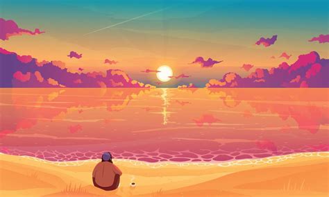 Sunset Sky Background 19775605 Vector Art at Vecteezy