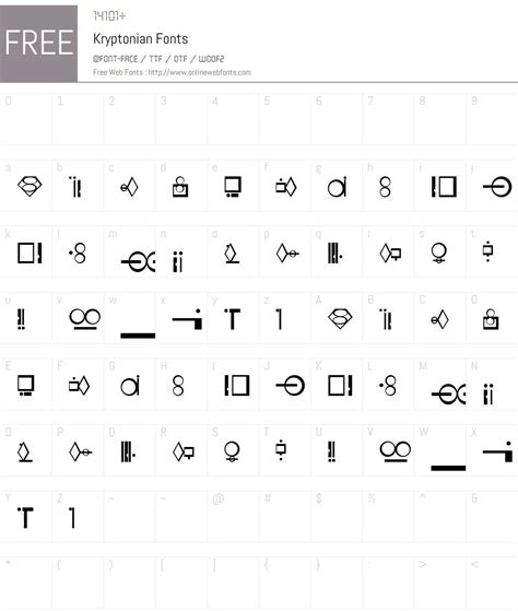 Kryptonian 1.000 Fonts Free Download - OnlineWebFonts.COM