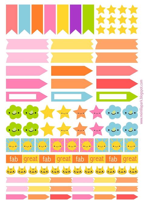 Free Planner Stickers Printables Web You Can Get All The Free Printable Planner Stickers You ...