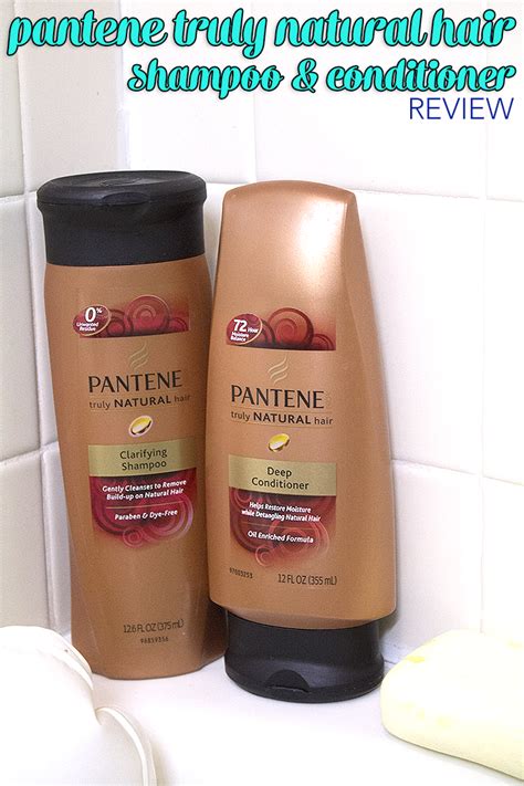 Beauty: Pantene Truly Natural Hair Shampoo & Conditioner Review • Taylor Bradford