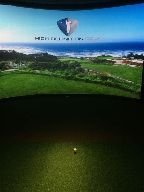 New HD Golf Simulator Open to the Public!