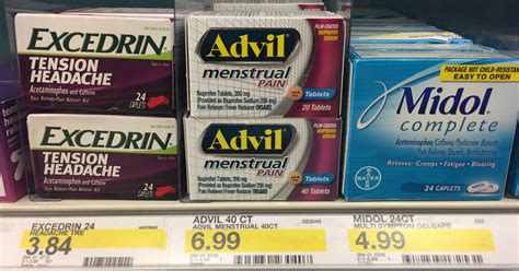 Target: 55% Off Advil Menstrual Pain Tablets