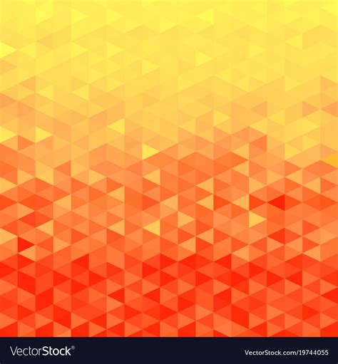 Orange crystal background Royalty Free Vector Image