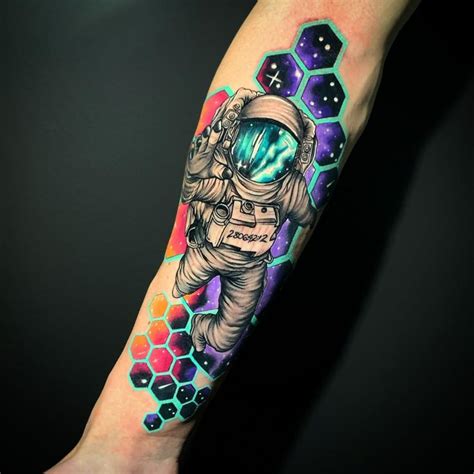 Astrounaut Tattoo | Space tattoo sleeve, Astronaut tattoo, Unusual tattoo