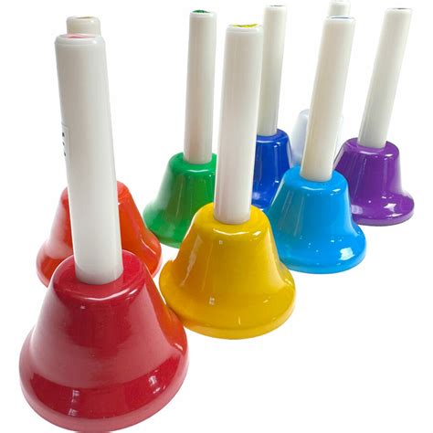 8 Hand bells with the scale of notes - NetJuggler