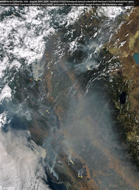 Wildfires in California, USA - August 24th, 2020 | Contains … | Flickr