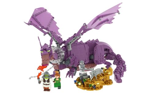 LEGO IDEAS - Shrek - Castle Dragon Fantasy Scene