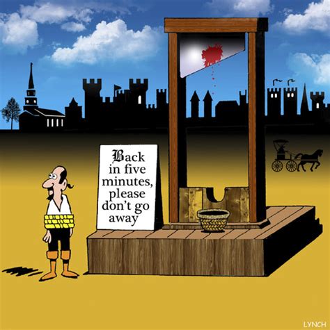 French Revolution Guillotine Cartoon