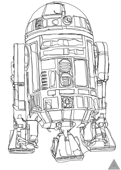 Awesome One-line-drawing Star Wars Illustrations | Gadgetsin
