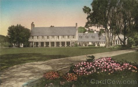 The Club House, Yeamans Hall Charleston, SC Postcard