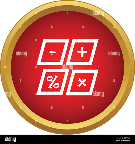 Signo de multiplicar en circulo Imágenes vectoriales de stock - Alamy