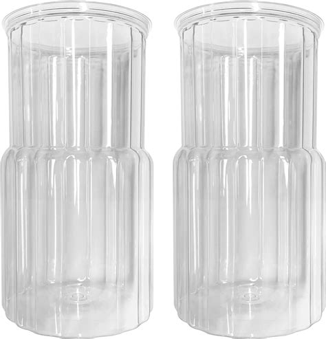 Amazon.com: 4 Pieces Plastic Vases Cylinders, Vase Filler Water Gel Beads Plant Vases ...