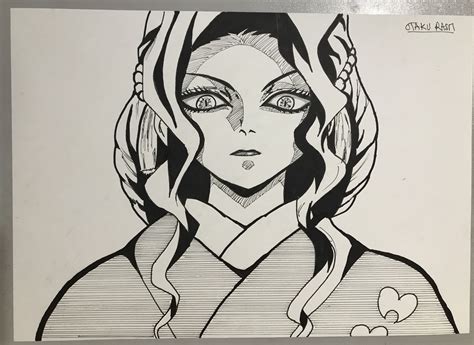 How to Draw Muzan Kibutsuji From Kimetsu no Yaiba/Demon Slayer (speed ...