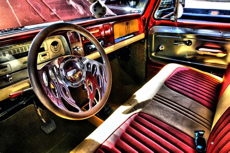 lowrider interior1 HDR | Rolled and pleated. | bob merco | Flickr