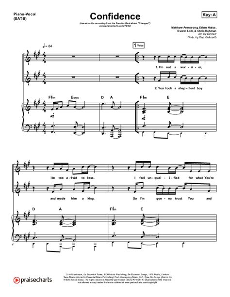 Confidence Sheet Music PDF (Sanctus Real) - PraiseCharts