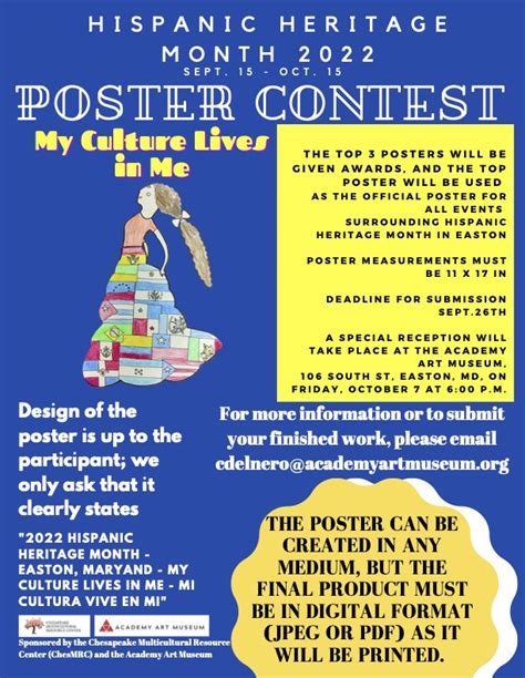 Hispanic Heritage Month Poster Contest - Academy Art Museum