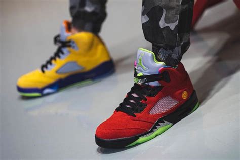 On-Foot Shots of the Air Jordan 5 ‘What The’ - Sneaker Freaker