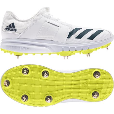 Sporty White Adidas Cricket Spikes Shoes, Model Name/Number: A121 at Rs ...