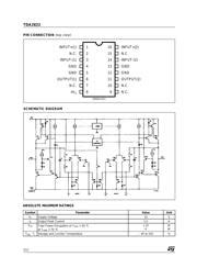 TDA2822 Audio Amplifier IC Pinout Diagram - ADatasheet