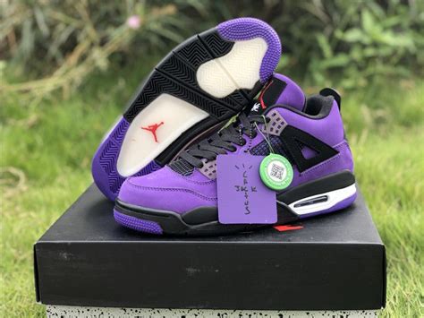 Jordan 4 Travis Scott Purple - Lewis Tyler Info