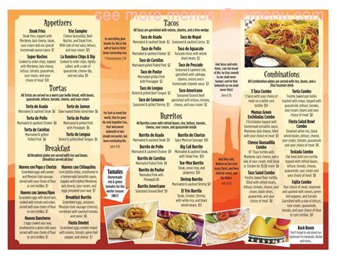 Menu at Main Street Tacos desserts, Hayward